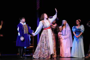 Princess Fred (Allie Belechto) performs, at center. Courtesy of Lifetouch