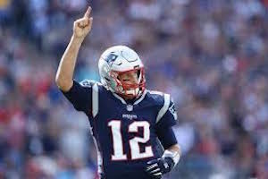 Tom Brady celebrates after a completion. Photo Courtesy of: Maddie Meyer/Getty Images
