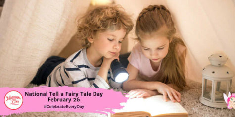 NATIONAL TELL A FAIRY TALE DAY – February 26. (2023, February 22). Retrieved
  	 March 2, 2023, from
 https://nationaldaycalendar.com/national-tell-a-fairy-tale-day-february-26/